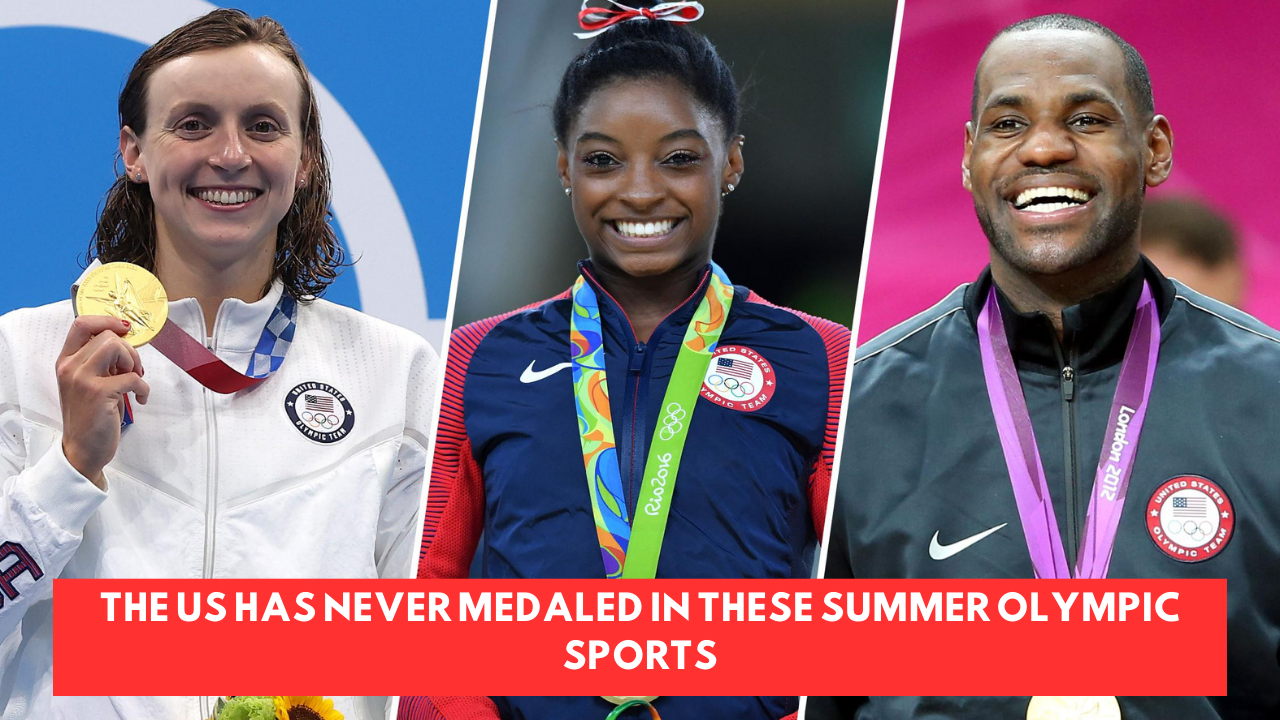 The US has never medaled in these summer Olympic sports